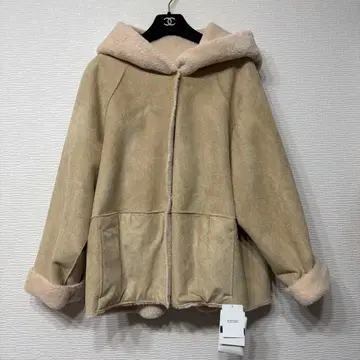 엠즈 그레이시 미사용 새상품 후드 부착 코트 size42