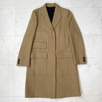 마가렛호웰 x 해리스 트위드 울 체스터 코트 베이지 사이즈 1