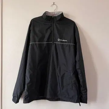 TaylorMade 블랙 나일론 자켓