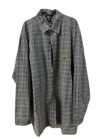 FB COUNTY 에프비 카운티 얇은 소재 체크 무늬 남성용 2XL