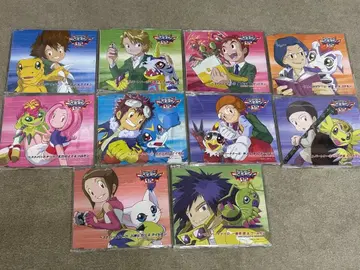 디지몬 어드벤처02 캐릭터송 CD 10장 세트