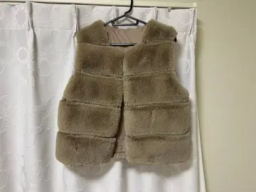 스텔라 베이지 퍼 베스트