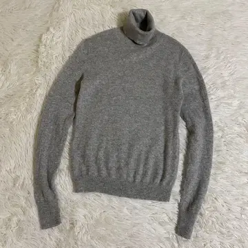 유니클로 캐시미어 100% 니트 스웨터 S 라이트 그레이 여성용