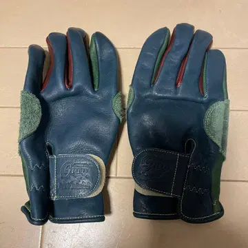 Grip 장갑 네이비 그린 레드