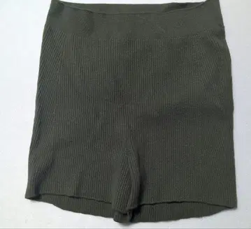 UNIQLO 브라운 리브 니트 숏팬츠 택 포함 새상품