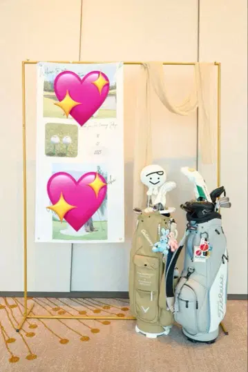 결혼식 웰컴 스페이스용 구리 스탠드 & 쉬폰 세트