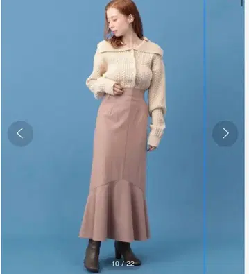 DEICY 머메이드 미디 스커트 0 핑크