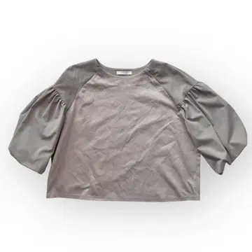 FENNEL 페넬 상의 벌룬 슬리브 블라우스 그레이 M 사이즈