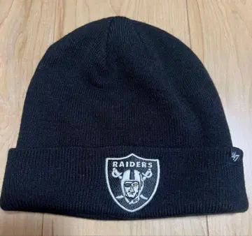 새상품급 RAIDERS 레이더스 니트 캡 비니 블랙 47