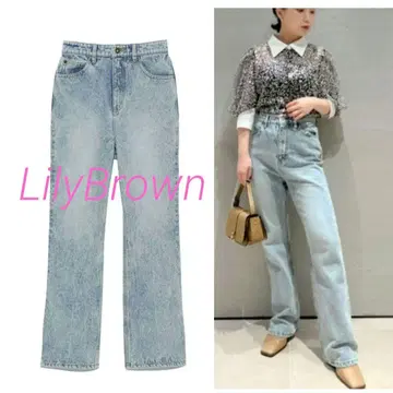 LilyBrown 오가닉 플레어 데님 팬츠