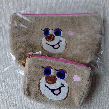 클로즈업 테디 걸 파우치와 화장품 파우치 LOVERARY