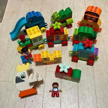 레고 듀플로 동물 기차 숫자의 기차