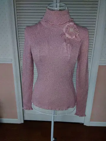 갤러리 비스콘티 스테디셀러 니트 스웨터 라메 믹스