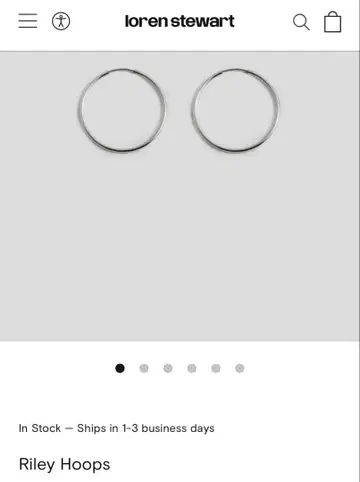 h beauty&youth 후프 귀걸이