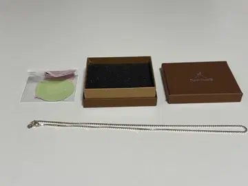 [ 옛날 3mm 폭 ] Japan Made 실버 925 목걸이 50cm