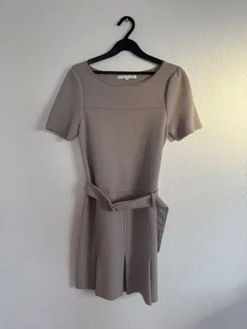 NATIONAL BEAUTY 반팔 원피스 36 베이지