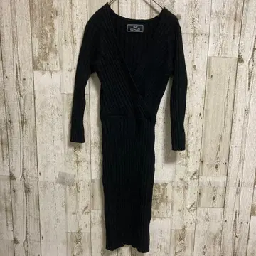 rady 레이디 원피스 니트 스웨터 블랙 프리 사이즈