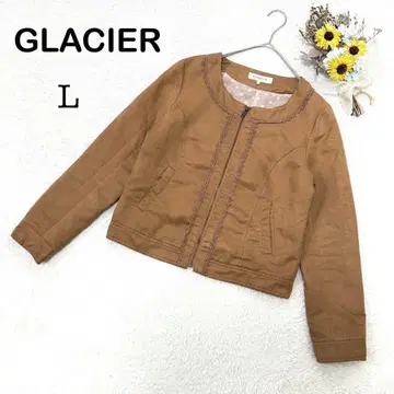 [ 그라시아 GLACIER ] 자켓 겉옷 겉옷 숏 기장 브라운 계열 L