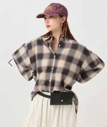 BAYFLOW 모듬 체크 BIG 셔츠