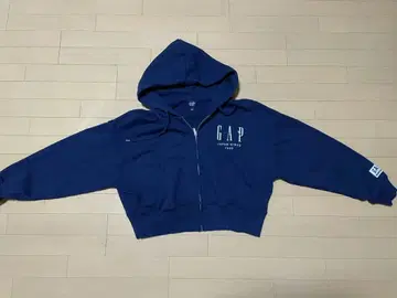 GAP 네이비 크롭 후드티