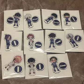 블루 록 아크릴 스탠드 유니폼 스타일 다이소 11종 세트