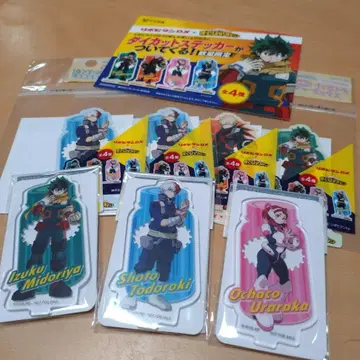 나의 히어로 아카데미아 아크릴 스탠드 스티커