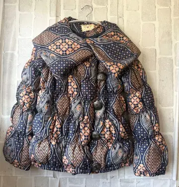 AIC 총무늬 다운 자켓 에스닉 동양풍 샘플