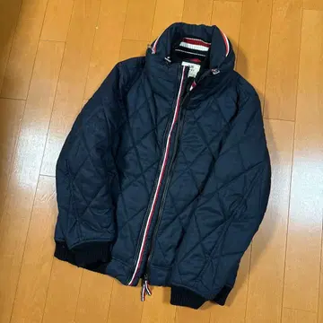 BEAMS HEART 퀼팅 자켓 L 네이비