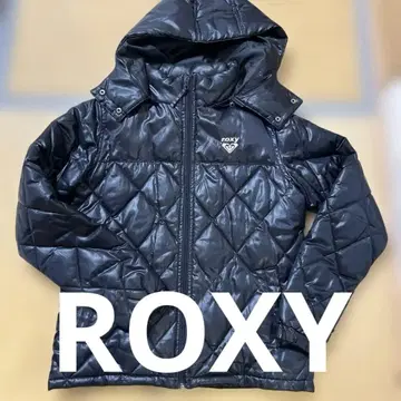 (타임세일) Roxy 블랙 다운 후드 부착