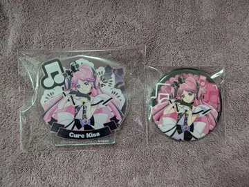 키미프리 타워 레코드 카페 캔뱃지 아크릴 클립 큐어 키스