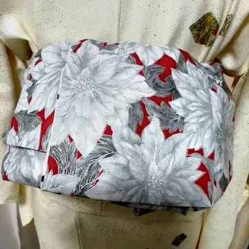 어른용 헤코 오비 반폭 오비 핸드메이드 미오 No.2300 포인세티아