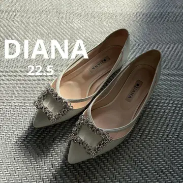 [ 새상품급 ] DIANA 비쥬 플랫 펌프스 22.5