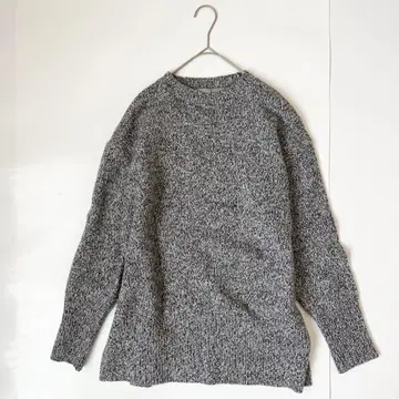 띠어리 럭스 고급 울 캐시미어 크루넥 니트 38 믹스