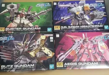 HG 건담 프라모델 4체 세트 BANDAI