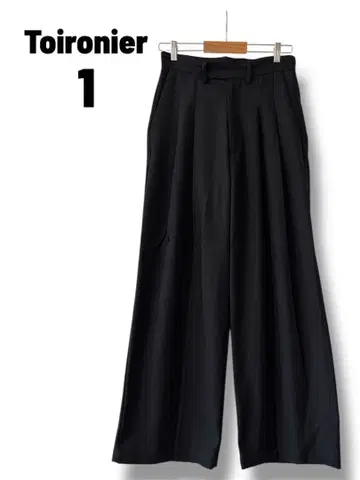 Toironier 트와로니에 슬랙스 와이드 팬츠 블랙 1