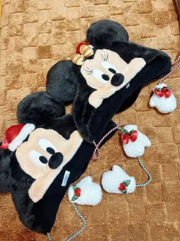 팬캡 미키 & 미니 디즈니 산타