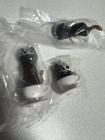네코오히~ 고양이 피규어 3체 세트 캡슐 토이