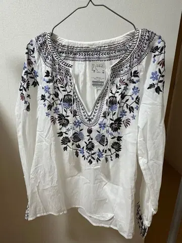 [ 택 포함 미사용 새상품 ] IENA 이에나 자수 블라우스