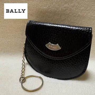 BALLY 캐피톨 코인 퍼스 (블랙, 그레인 카프 레더 스킨)