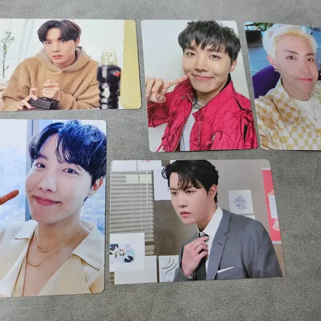 5장 일괄 bts 방탄 머치 박스 포카 제이홉 호석