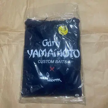 미사용품 Gary Yamamoto x psicom 콜라보 네이비 후드티