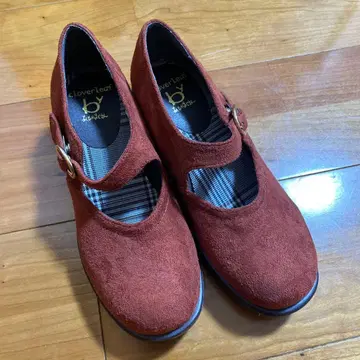 키다리 아저씨 펌프스 스웨이드 스트랩