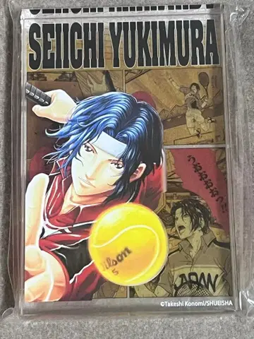 신 테니스의 왕자님 유키무라 세이이치 아크릴 블록 점프샵 벌스데이