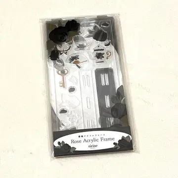 후쿠야 온라인 블랙 장미 아크릴 프레임