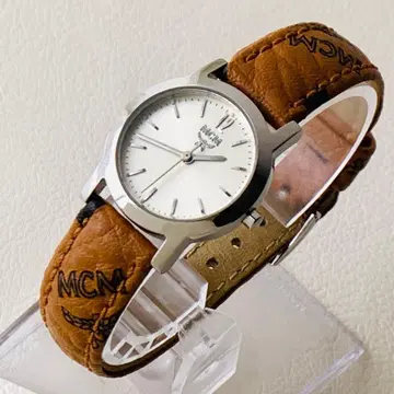 레어 MCM 손목시계 MC 2314 L 모노그램 가죽 워치 올 패턴