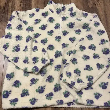 꽃무늬 풀오버 보아 아우터