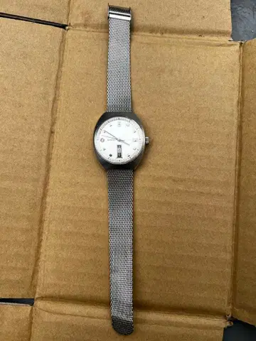 작동품 RADO 자동 와인딩 시계 실버 MARCO POLO