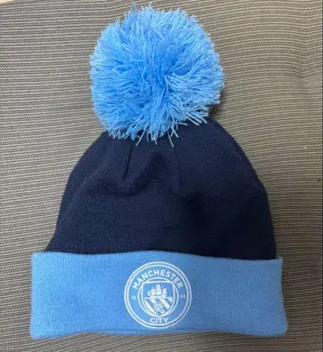 맨체스터 시티 폼폼 니트 모자