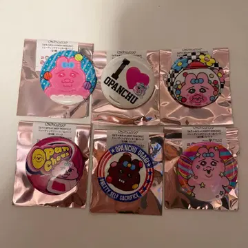 빤쮸토끼 CANDY PANICHU 팝업 캔뱃지 6개