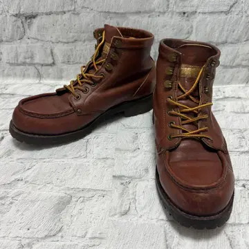 NATURE TRAIL 브라운 가죽 엔지니어 부츠 25cm